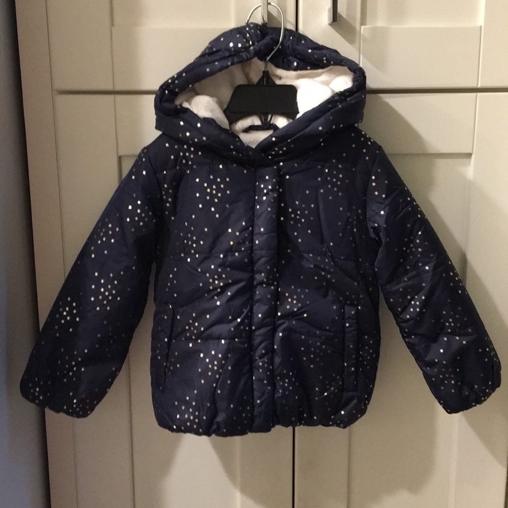 C & C California Puffer Coat with Stars - Picture 1 of 5